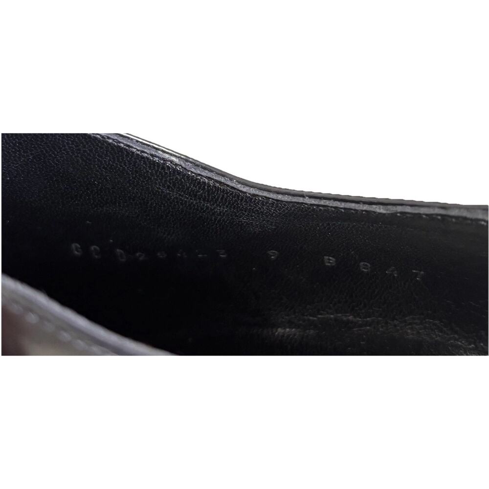 Cole Haan black leather lace-up high-heel oxford booties Stilettos Pumps Sz 9 - Picture 7 of 9